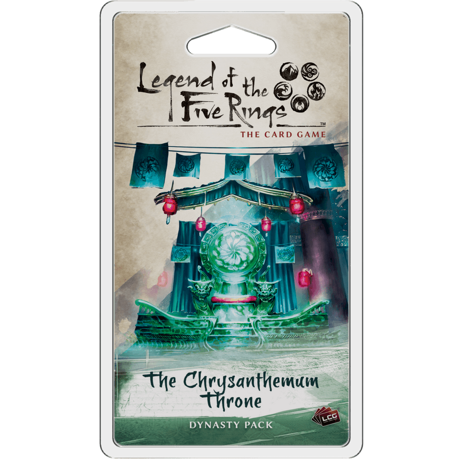 Legend of The Five Rings LCG The Chrysanthemum Throne kiegészítő, angol nyelvű