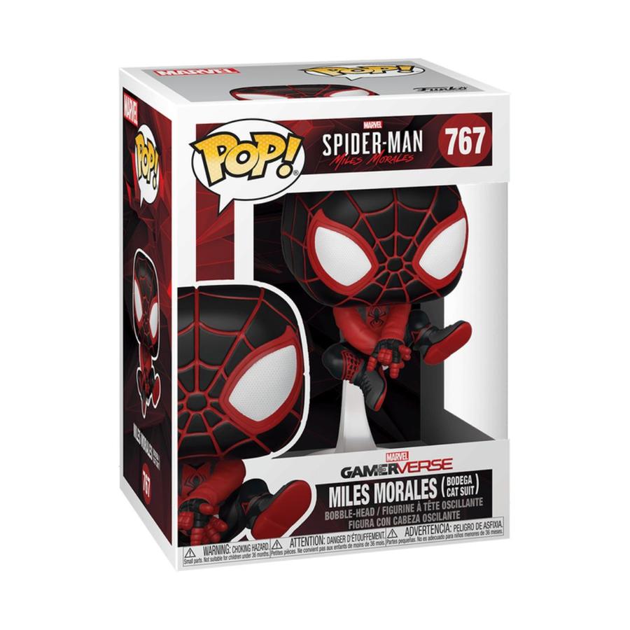 Funko POP! Games: Miles Morales - Miles (Bodega Cat Suit) figura akciós termékkép 1