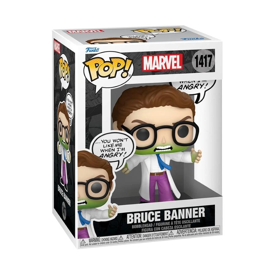 Funko POP! Marvel: Bruce Banner (Don't Make me Angry) figura akciós termékkép 1