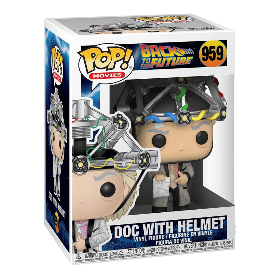 Funko POP! Movie: Back to the Future - Doc w/Helmet figura #959 akciós termékkép 1