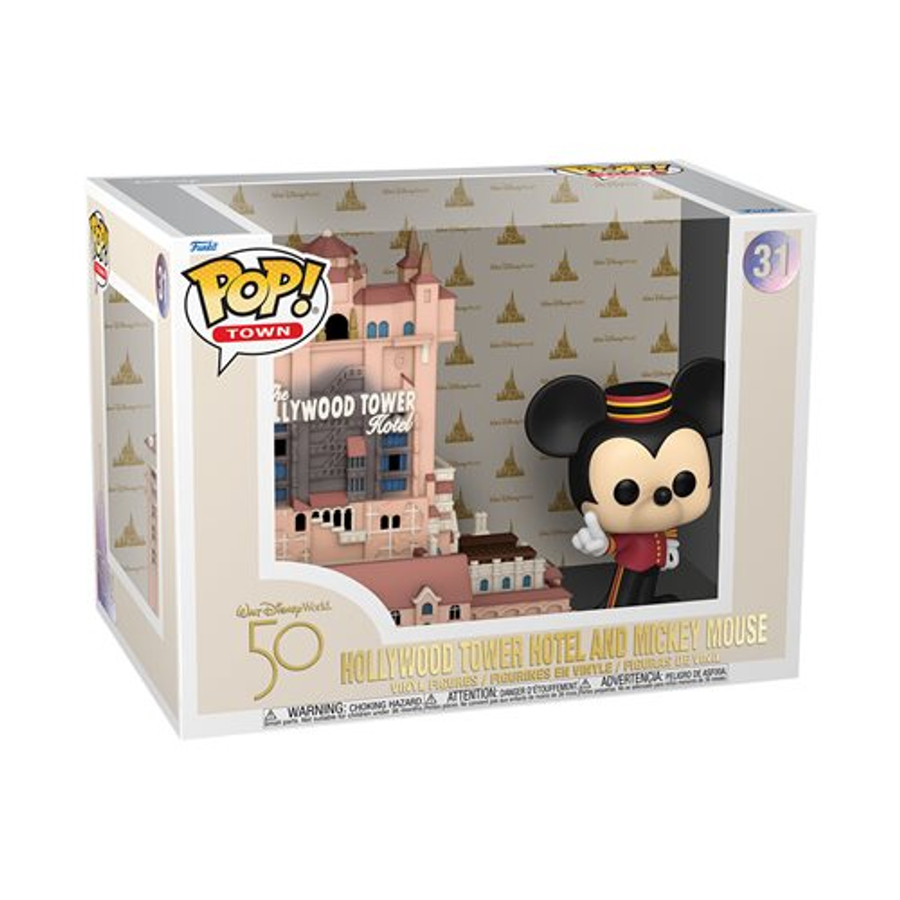 Funko POP! Town: Walt Disney World 50th Anniversary - Hollywood Tower Hotel with Mickey figura #31