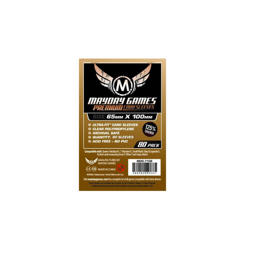Mayday Games Premium Magnum Copper kártyavédő (80 db-os csomag) 65 x 100 mm "7 Csoda"