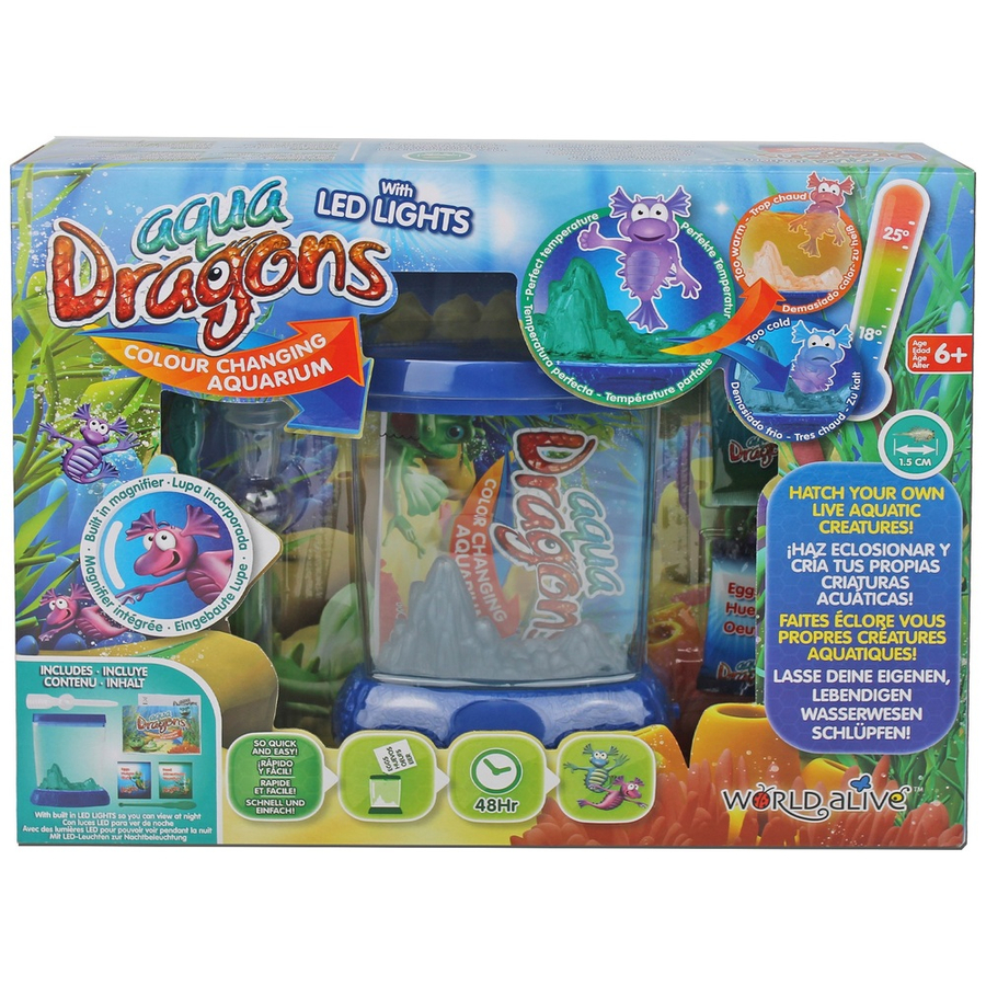 World Alive Aqua Dragons Víz alatti Élővilág - színváltós és LED-es változat
