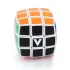 V-CUBE 3x3 versenykocka-fehér alapszín, lekerekített forma (matrica nélküli)