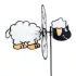 Spin Critter Sheep szélforgó