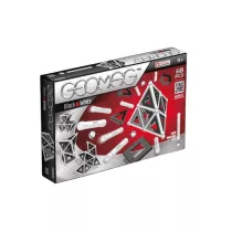   Geomag mágneses építőjáték - Panelek fekete/fehér 68 db-os