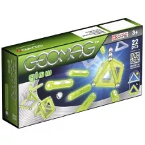   Geomag mágneses építőjáték - Foszforeszkáló, 22 db-os