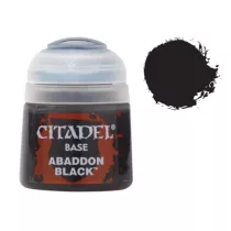 Citadel festék Base: Abaddon black 12 ml