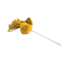 BravoStick Protea ördögbot – fehér szár / sárga bojt