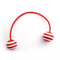   Bravo FingerPoi Begleri zsonglőrtermék – piros-fehér csíkok