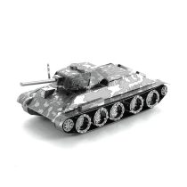 Metal Earth T-34 Tank - lézervágott acél makettező szett