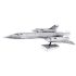 Metal Earth Lockheed Martin SR-71 Blackbird repülőgép - lézervágott acél makettező szett