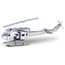   Metal Earth UH-1 helikopter - lézervágott acél makettező szett