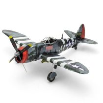   Metal Earth: P-47 Thunderbolt vadászrepülőgép - lézervágott acél makettező szett
