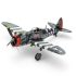 Metal Earth: P-47 Thunderbolt vadászrepülőgép - lézervágott acél makettező szett