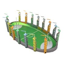   Metal Earth: Harry Potter Quidditch pálya - lézervágott acél makettező szett