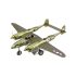 Metal Earth: Lockheed P-38 Lightning repülőgép - lézervágott acél makettező szett
