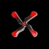 Boomerangfan Xfly bumeráng, balkezes, 54g