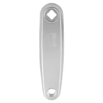 QU-AX Alu hajtókar, 125mm, ezüst, pár