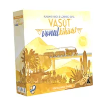 Vasútvonal kihívás - Fényessárga társasjáték