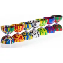 Play Rainbow diabolo, 105mm, 260g, fehér-fekete