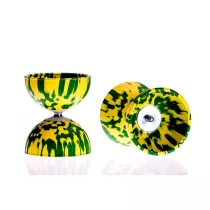 Play Rainbow diabolo, 105mm, 260g, sárga-zöld