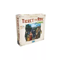  Ticket to Ride Europe 15th Anni. Ed. társasjáték, angol nyelvű