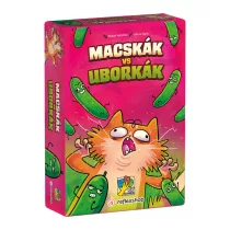   Macskák vs. uborkák társasjáték | gyors, vicces családi partijáték AJÁNDÉK minikiegészítővel