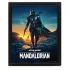 Star Wars: The Mandalorian (NIGHTFALL) keretezett poszter
