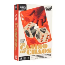   Escape from the Casino of Chaos logikai társasjáték, angol
