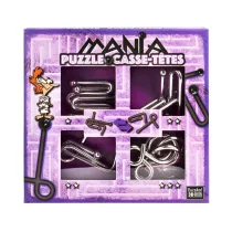 Puzzle Mania - Purple - fém ördöglakat