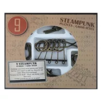 Steampunk Puzzle Set (9) - Barna ördöglakat