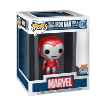   Funko Pop! Deluxe: Marvel Hall of Armor: Iron Man Model 8 Silver Centurion (Mettalic) #1038