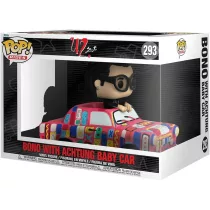   Funko Pop! Rides Super Deluxe: U2 Ζoo TV - Bono with Achtung Baby Car figura #293