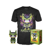  Funko Pocket Pop! & Tee: Dragon Ball Z - Perfect Cell figura és póló (S)