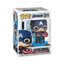   Funko POP! Marvel: Endgame - Captain America w/BrokenShield & Mjolnir figura