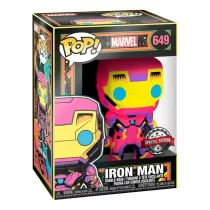 Funko POP! Marvel: Black Light - Iron Man figura #649