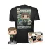 Funko Pop! & Tee: Star Wars The Mandalorian - Luke w/ Grogu figura és póló (L)