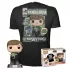 Funko Pop! & Tee: Star Wars The Mandalorian - Luke w/ Grogu figura és póló (XL)