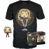 Funko Pocket Pop! & Tee: Marvel - Captain Marvel figura és póló (L)