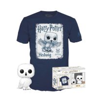   Funko Pop! & Tee: Harry Potter - Hedwig figura és póló (XL)