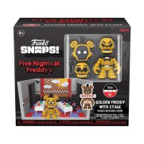 Funko FNAF Snap Playset - Stage w/Freddy (Gold) figura