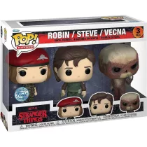   Funko Pop! 3-Pack Television: Stranger Things - Robin, Steve & Vecna figura