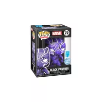   Funko POP! Art Series Marvel: Black Panther (with Plastic Case) figura #72