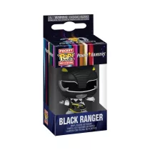   Funko POP! Mighty Morphin Power Rangers 30th - Black Ranger kulcstartó