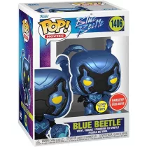   Funko POP! Movies: Blue Beetle - Blue Beetle (Glows in the Dark) (Gamestop Exclusive) figura #1406