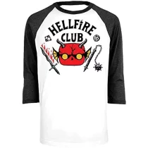   Funko POP! Tee: Stranger Things - Hellfire Club 3/4 ujjú póló (M)
