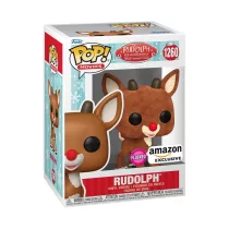   Funko POP! Movies: Rudolph Red-Nosed Reindeer - Rudolph (Flocked) (Amazon Exclusive) figura #1260