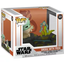   Funko POP! Deluxe: The Mandalorian S10 - Din Grogu w/Frog​ figura #721