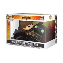   Funko POP! Rides: How To Train Your Dragon - Hiccup w/Toothless figura #123